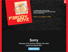 Tablet Screenshot of perogyboyz.com